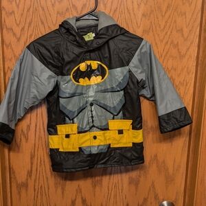 Boys warm Batman raincoat 4T